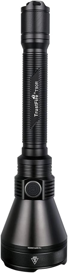 TrustFire T90R Flashlights, 4800 Lumens Flashlights High Lumens 1600m Beam Range Flashlight with Type-c Rechargeable Flashlights Dual Switch Led Tactical Flashlights Ip68 Waterproof Led Flashlight