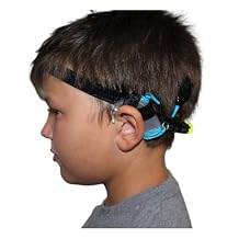 Floating Cochlear Implant Headband for Swimming | Accessories for Cochlear Implants | Adjustable Headband Cochlear Implant Orange, Adult