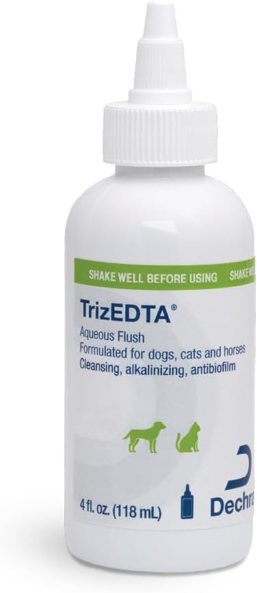 TrizEDTA Aqueous Flush for Dogs, Cats and Horses, 4 Fl Oz