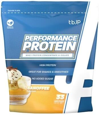Trained by JP Performance Protein, Banoffee - 1000g