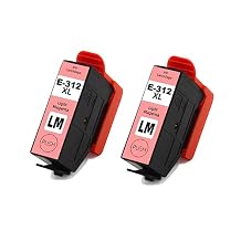 Remanufactured Ink Cartridge Replacement for 312 XL 312XL T312 T312XLwith XP-8500 XP-8500 XP-8600 Printer (Light Magenta) (2 Light Magenta)