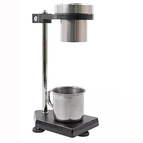 Ford Viscosity Cups with Stand Ford Cup #3 with Maesurement Range 49-220 CST Hole Diameter 3.40mm for Measuring Medium Viscosity, Mixed Paints, Varnishes