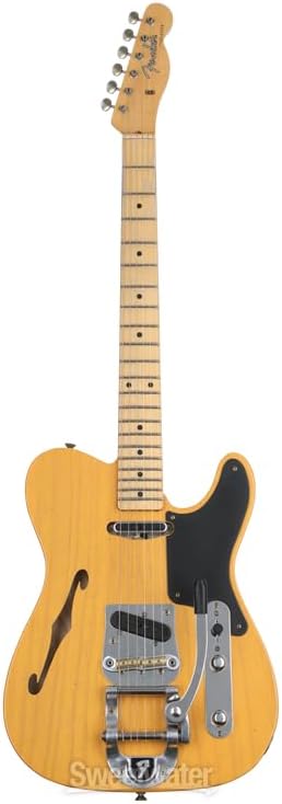Fender Custom Shop Postmodern Telecaster Journeyman Relic Electric Guitar - Aged Butterscotch Blonde with Maple Fingerbo