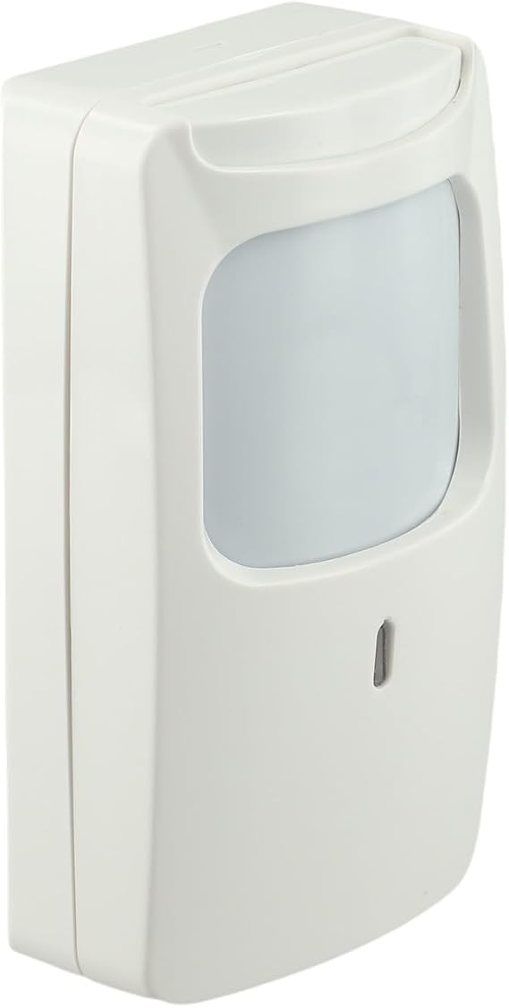 Infrared and Microwave PIR Motion Sensor Wired Alarm Detector with High Sensitivity Dual Technology and Pet Immunity Feature Wall Mounted Design for Home Burglar Security
