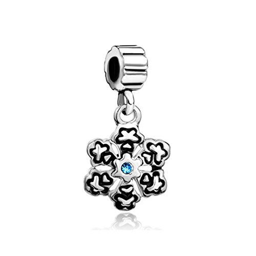 LovelyJewelry Snowman & Book Charms Beads for Charms Bracelets