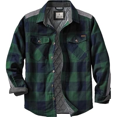 Legendary Whitetails Mens Woodsman Quilted Shirt Jacket
