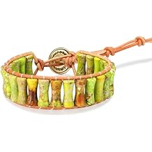 Sriomu Inspirational Gifts Healing Bracelets for Women,Get Well Soon Encouragement Gifts for Women Friends Sister Mom,Handmade Natural Stone Healing boho Friendship Jewelry for women
