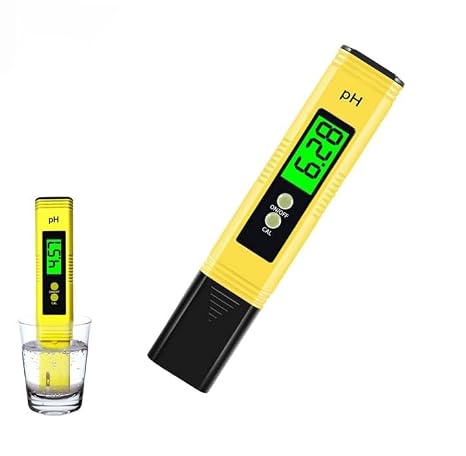 Digital PH Meter 0.01pH Accuracy 0-14 Range Portable Water Quality LCD | display, automatic calibration, pocket compact, electrode replaceable, resolution point zero, testing, pool hydroponics