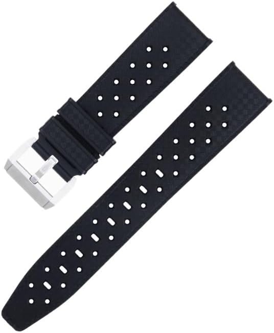 For Fifty Fathoms 5008B Barakuda Series Watch Bracelet 20mm For Blancpain Strap Silicone Rubber Watchbands Replace
