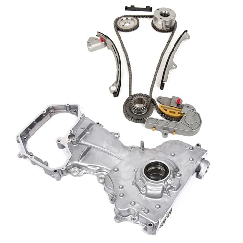 MA-9761314575 Timing Chain Kit VVT Gear Oil Pump Compatible WithFor 02-06 Nissan Altima Sentra 2.5L QR25DE