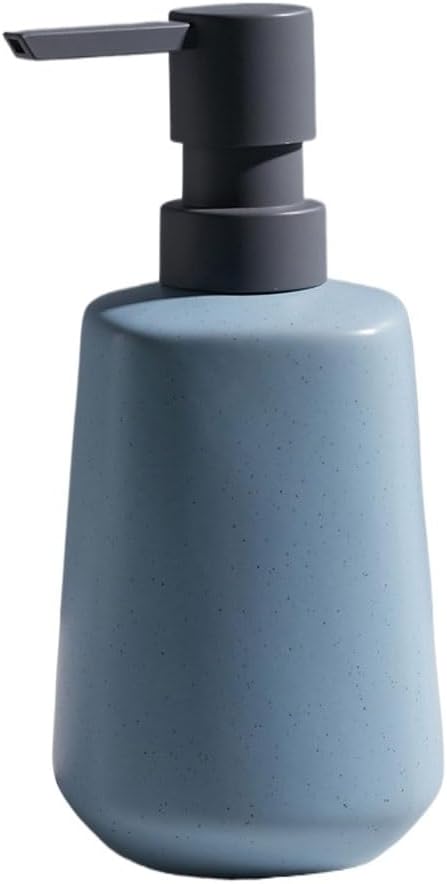 Soap Dispensers Nordic Style Ceramic Lotion Dispenser Sub-Bottle Foam Bottle Creative Liquid Soap Dispenser Kitchen Bathroom Liquid Pump Distributor(C)