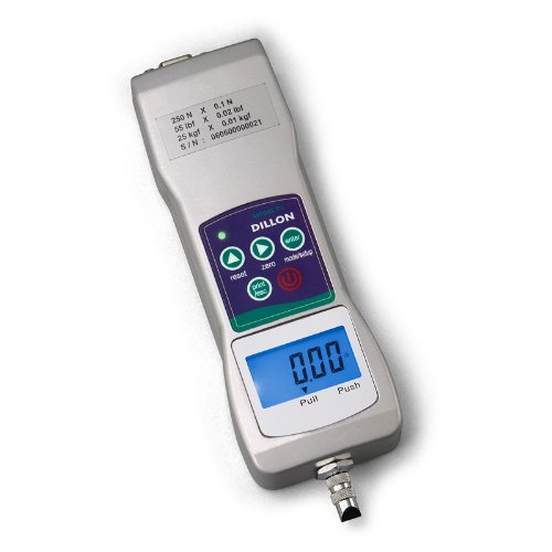 Dillon 36321-0030 GL Force Gauge, 11lbs Capacity, LCD Display, 0.005lbs Graduation, -0.4% Accuracy