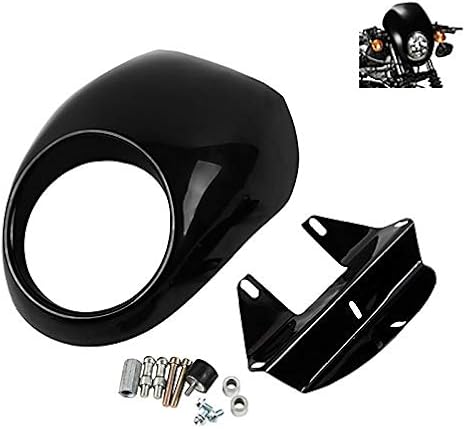 Front Headlight Fairing compatible with Harley Davidson Sportster 883 Iron 09-20 black