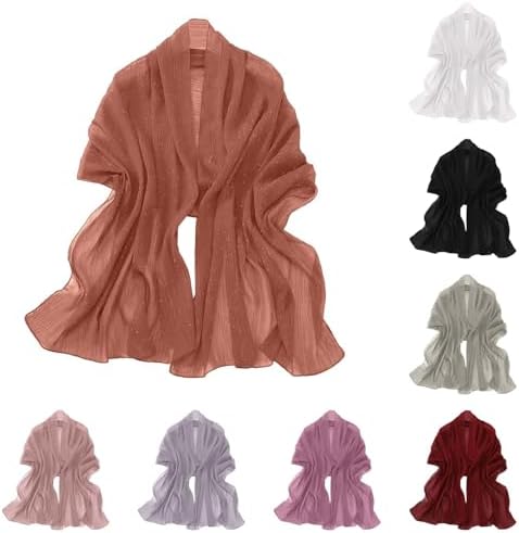 Muslim Stretch Hijab Pure Color Half-Body Cover Hijab Muslim Ramadan Women Prayer Dress for Women