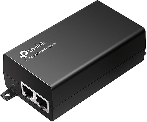 Omada PoE+ Injector, Up to 30W, Gigabit, UL Certified (POE160S) | Up to 100m(328ft), 802.3at/af Compliant, Plug&Play, Wall Mountable