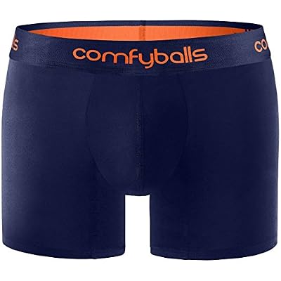 NavyTangerine Long Boxers by Comfyballs
