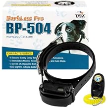 Educator BP-504 Barkless Pro Anti Bark Collar for Dog Training, Waterproof, Automatic Bark Correction Mode, 9 Stimulation Levels, Vocal Cord Vibration Sensor for Small, Medium & Large Dogs