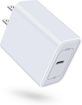 USB C Fast Charger Head, 20W USB C Power Adapter Fast Charging Block Cube for iPhone 17Air17 Pro17 Pro Max16e1616 Pro16 Pro Max16 Plus1515 Pro15 Pro Max15 Plus14131211ProMaxMiniSE
