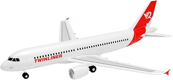 Twinliner Twin 40mm EDF RC Airplane RC Airliner PNP (Transmitter, Receiver or Battery not Included) (Red)