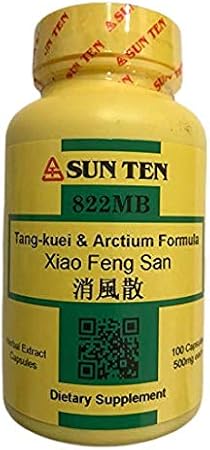 Sun Ten - Xiao Feng San (Tang-kuei and Artium Formula), 100 Capsules