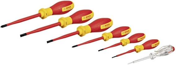 Bosch Professional Bosch Profesyonel VDE Tornavida Seti 7 Parça (1x Kontrol Kalemi; 6x Tornavida)