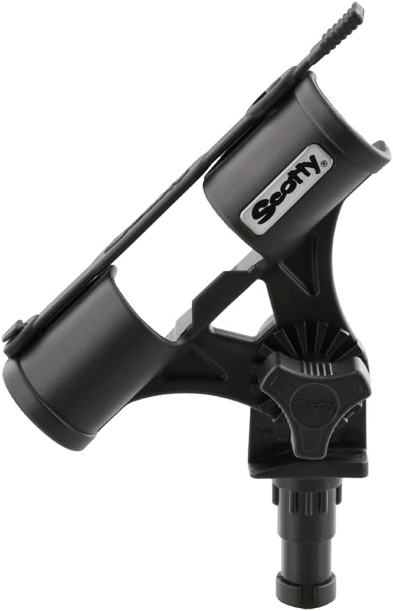 Scotty #260 Fly Rod Holder (No Mount), Black | The Perfect Holder For Rod Storage Or Trolling With A Fly Rod And Reel
