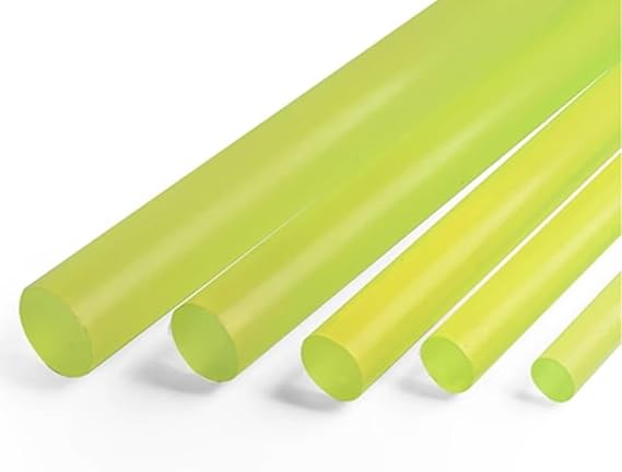 500MM Solid PU Polyurethane Rod 1/2/3/4/5/6/8/10mm Elastic Rubber Rods Translucent Stretch Sticks Plastic Rod Shock Absorbing Seals for Industrial Machinery (Size : Dia10mm)
