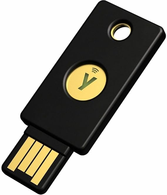 Yubico - Security Key NFC - Basic compatibility - Multi-factor authentication (MFA) security key and passkey connect via USB-A or NFC FIDO certified