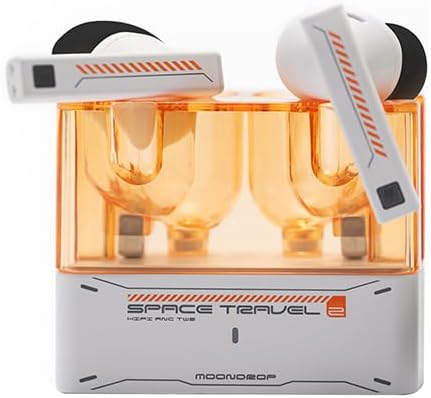 Moondrop Space Travel 2 True Wireless Headphone (TWS) | White Orange