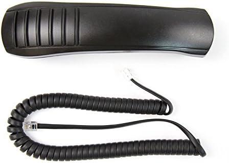 The VoIP Lounge Handset with Curly Cord with Long Lead for Mitel 5300 Series IP Phones 5304 5312 5320 5320e 5324 5330 5330e 5340 5340e and 5360