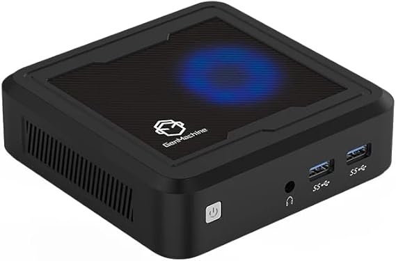Mini PC,Ryzen 7 3750H, Mini Computers(4C/8T,up to 4.0GHz),Micro Desktop Computers for Business Home Office, WiFi5, BT4.2,USB3.0,1000M LAN,4K Dual Display,NO RAM NO SSD
