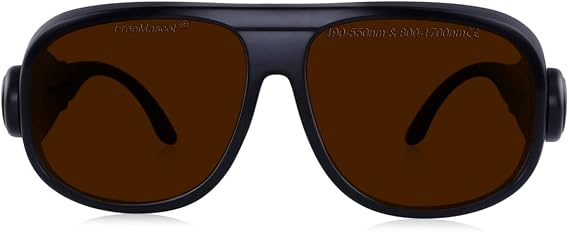 FreeMascot OD 6+ 190nm-550nm / 800nm-1700nm Wavelength Professional Laser Safety Glasses Eye Protective Glasses