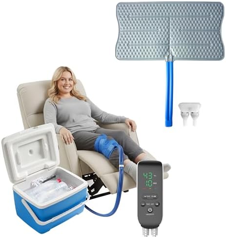 Cold Therapy Machine for Knee & XXL Universal Rectangular Pad for Leg/Back/Lumbar