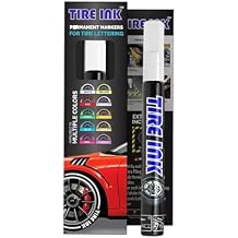 White Tire Paint Pen - Waterproof Permanent Paint pens for Car Wheels Lettering | Car Wash Safe and Durable | Made in Japan (Pack of 1)