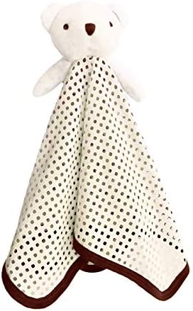 The Safer Baby Lovey | Breathable & Soft Security Blanket | Soft Blanket with Holes for Easy Breathing | Gender Neutral Snuggle Toy | Baby Gift for Newborns | Stuffed Plush Animal - 16x16 Inch (White)