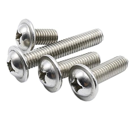 M2 x 5mm Phillips Drive Pan Washer Head Machine Screw Stainless Steel Pack 100-piece