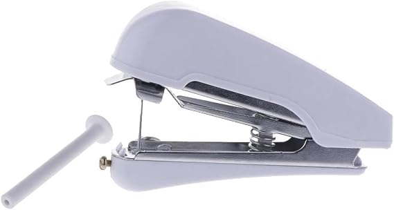 misppro 1pc Plastic, Steel Portable Mini Handheld Sewing Machine for Wife, Women Use