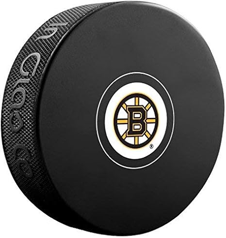 NHL Boston Bruins Sher-Wood Souvenir Autograph Hockey Puck
