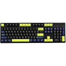 Gaming Keyboard Keycaps 166 Keys Suitable for Original High 2-Color Molding Night Running PBT Keycap GK61/GK64 2.75x 2.25x Spaces Key Keyboard Key Replacement and Update