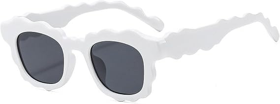 COTIA Fashion Square Sunglasses Women New Unique Irregular Wave-Shaped Frames Sun Glasses for Men Trending Cute Eyewear