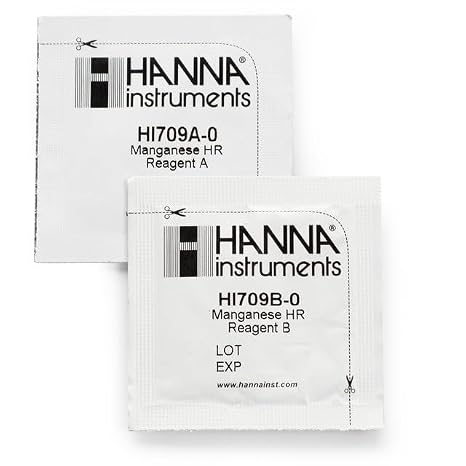 High-Range Manganese Checker Reagents (25 Tests) HI709-25 by Hanna Instruments