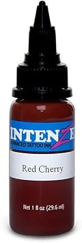 Intenze Tattoo Ink - Red Cherry - 1oz Bottle
