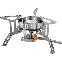 Tentock Camping Stove 3500W Outdoor Windproof Gas Burner Portable Backpacking Stove Butane, Propane burner with Carry Case