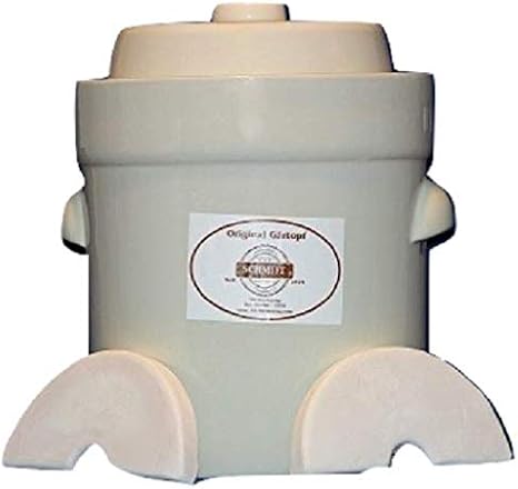 Nik Schmitt WHITE Fermenting Crock Pots 10 Liter ME3210