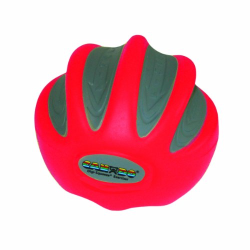 Cando-29860 Digi-Squeeze Hand Exerciser, Medium, Red: Light