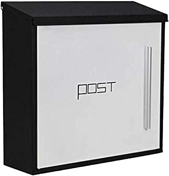 letter boxes for doors post boxes outside waterproof Mailbox Outdoor Stainless Steel Letter Box Modern Creative Villa Inbox Suggestion Boxletterbox Parcel Box Drop Box lpzsmd 0927(Color:Silver)