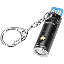 MINI05 Keychain Flashlight Rechargeable Multi Functional MINI Light Intelligent Compact Bright Small Flashlight (Mini05W)