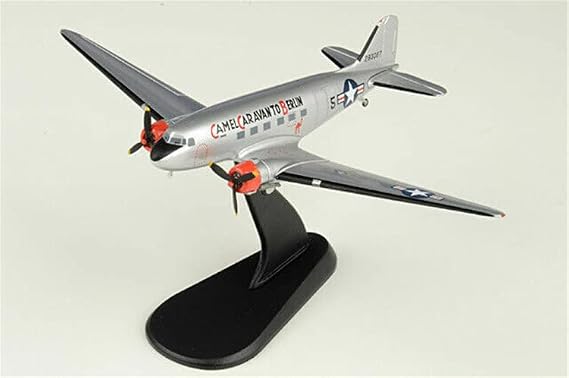 Hobby Master Douglas C-47A 293087 US 86TH Transport Squadron Camel Caravan to Berlin 1948 1/200 DIECAST Aircraft Pre-Built Model
