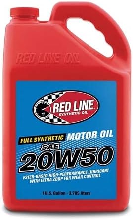 Red Line 12505 SAE 20W50 Fully Synthetic Motor Oil - 1 Gallon