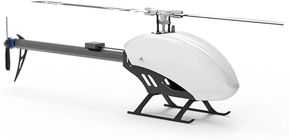 Single-Blade Flybarless RC Helicopter for Adults Dual Brushless Motors Direct-Drive 6CH RC 3D Helicopters Fly Upside Down with One Click, All Metal Servo Plane Gifts